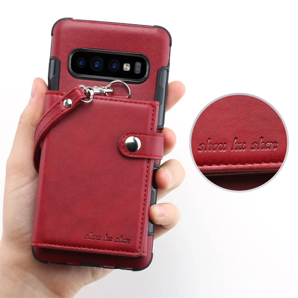 Кожаный чехол-книжка в стиле ретро для Samsung Galaxy A50 S20 ULTRA A30 A70 S10 Plus силиконовый