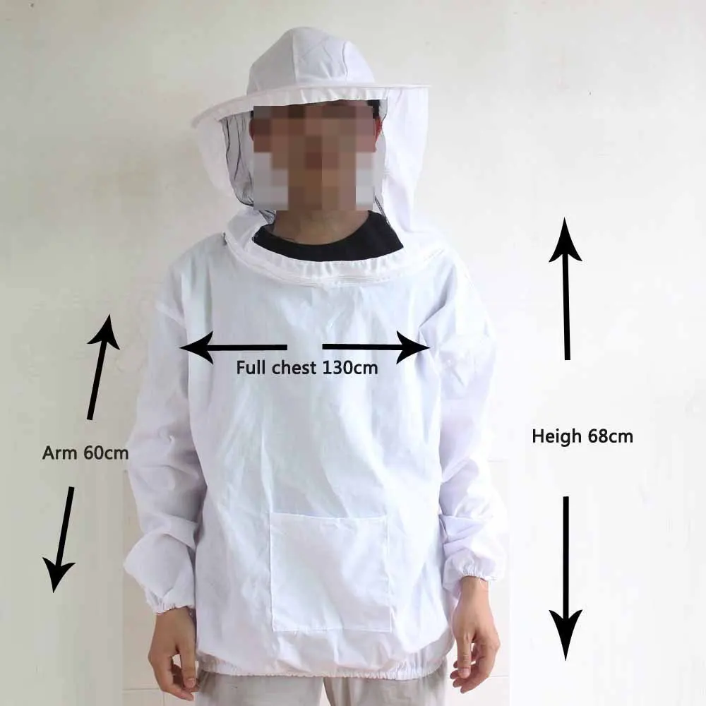 Protective Beekeeping Gloves Safe Layer Suit Bite Protection Unisex Defend Bee Keeping Jacket Veil Safety Cloth | Дом и сад
