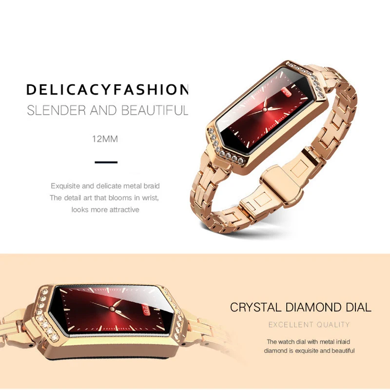 Новинка 2019 роскошные женские многофункциональные умные часы спортивные от