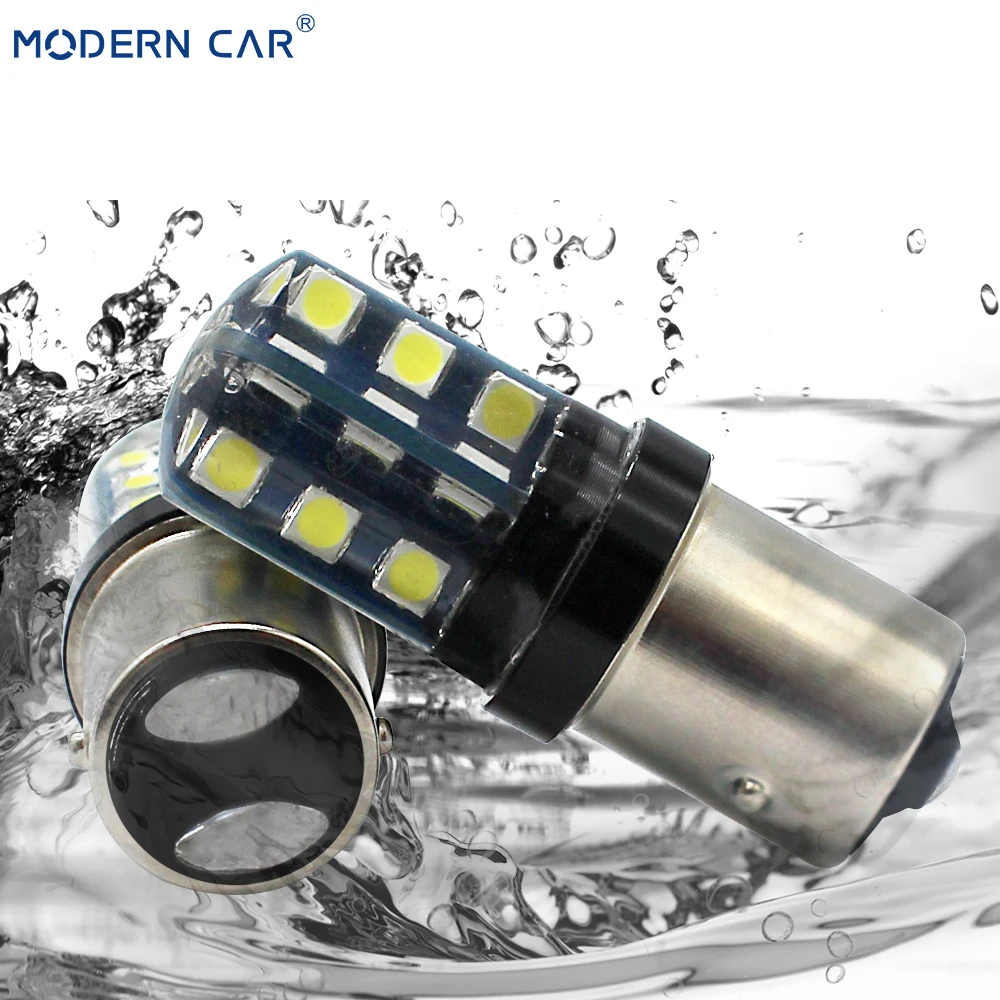 1 шт. Автомобильные светодиодные лампы h4 P21W 1156 BA15S 24SMD 3030 6000 К|Сигнальная лампа| |