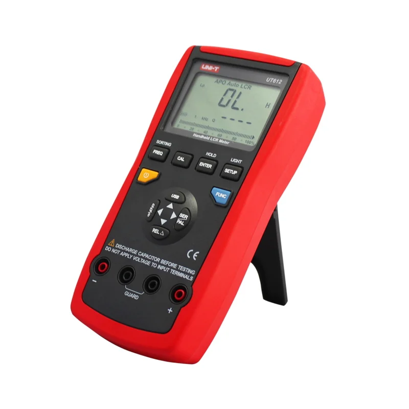 UNI-T UT611UT612 Измеритель сопротивления, емкости и индуктивности LCR Цифровой измеритель частоты LCR автоматический интеллектуальный проверка и измерение