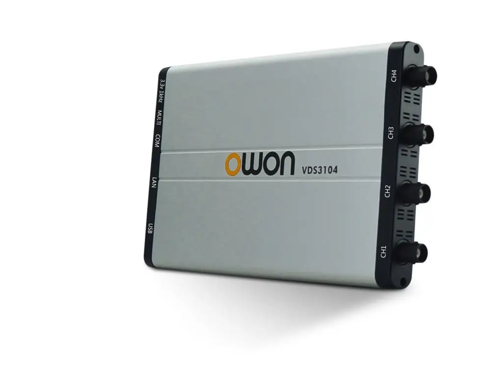 USB осциллограф OWON VDS3104 100 МГц 4 + 1 (многоканальный) ГГц/с 10 м|pc based usb oscilloscope|usb