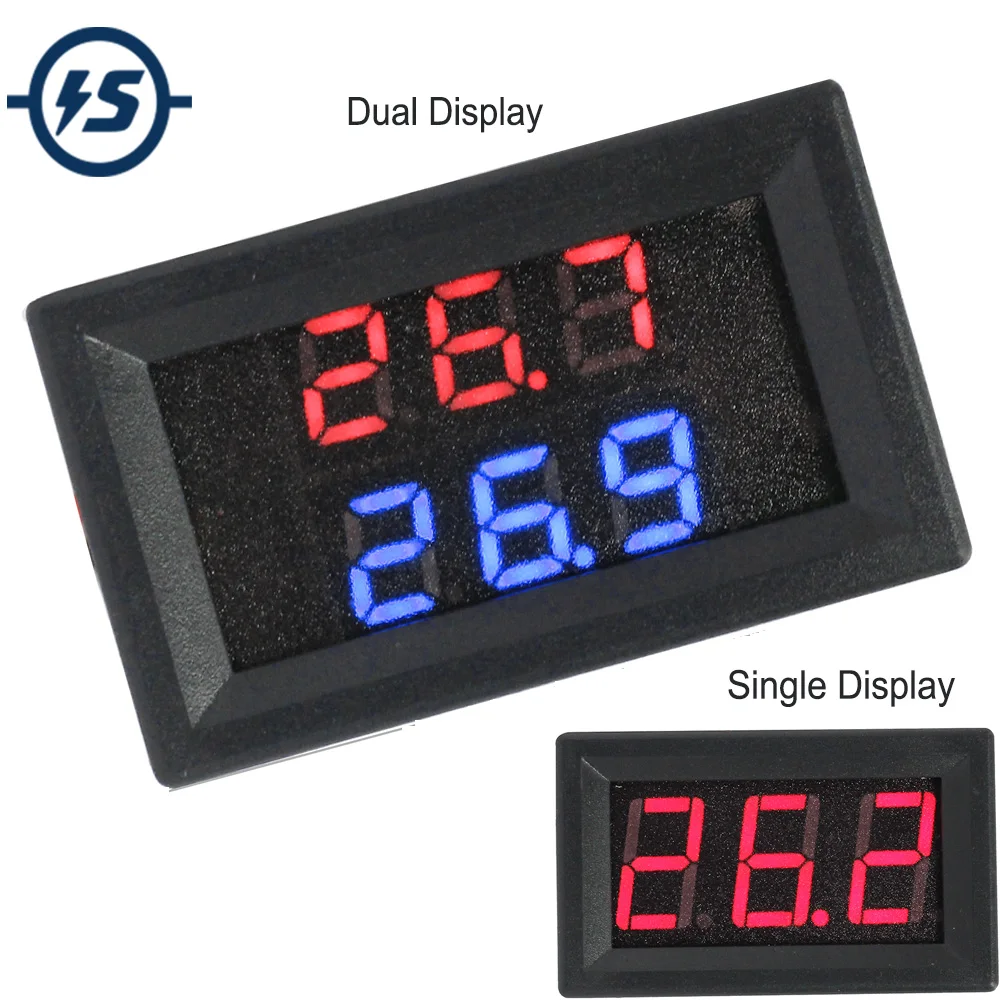 Цифровой измеритель температуры K-type термопара DC 4 0 в-28 в цифровой светодиодный