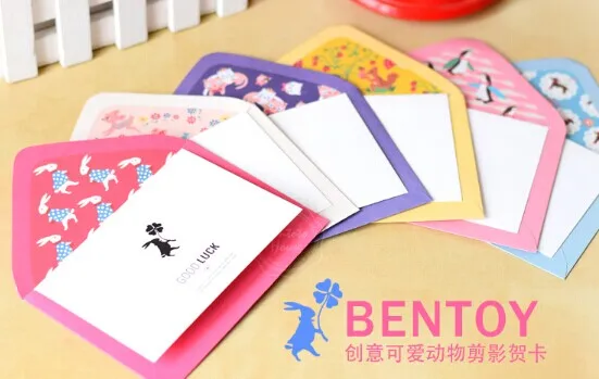 6 комплектов конверты для карт подарочных карт|Бумажные конверты| |