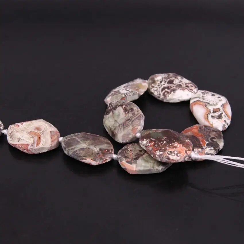 Approx10PCS/нитка; сделаны из Натурального Коричневого Ocean jaspers граненая плита бусины-самородки, морской осадок ломтик Подвеска для изготовления ожерелья Сделано в Китае