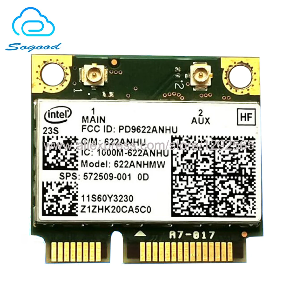 Беспроводная сетевая карта HP Intel6200 622ANHMW G460 T410 8440p 2540p официальная версия