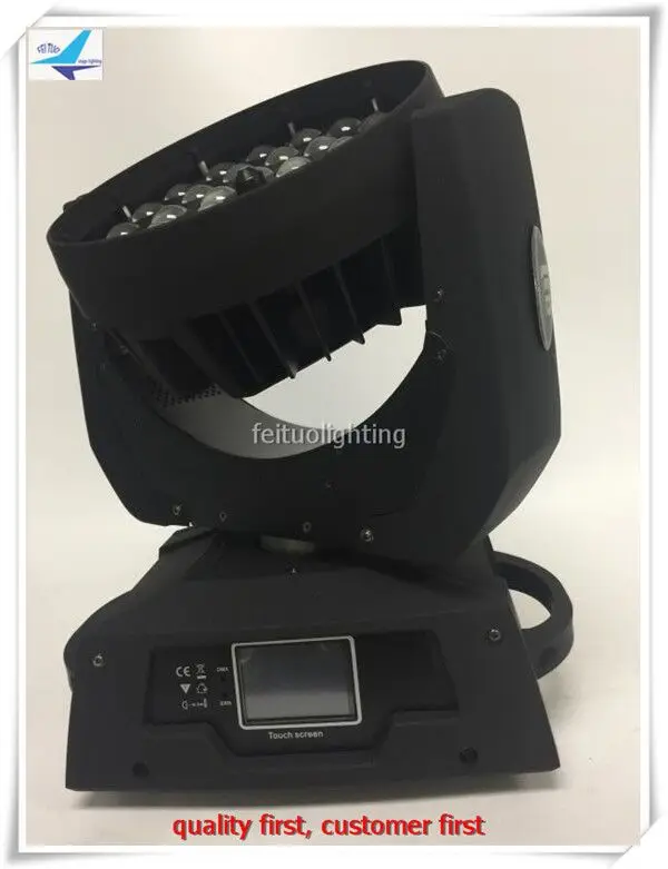 Сенсорный экран lyre led Zoom движущийся светильник для мытья головы 36 шт. 18 Вт RGBWA+ UV 6в1 Led свадебный dj светильник ing