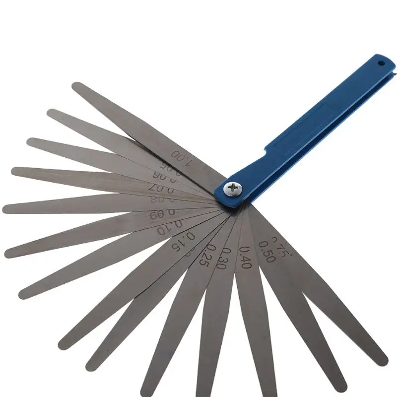 

1 шт Высокое качество Нержавеющая сталь щупа 14 лезвие Толщина метрических наполнитель программное средство Инструменты для ремонта автомобилей C45