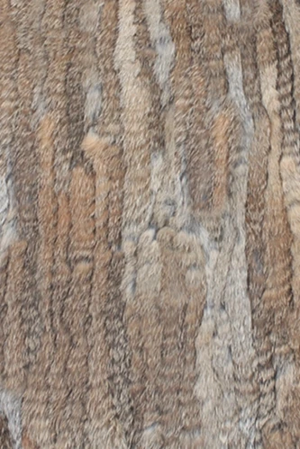 Natural Brown Настоящее Вязаное пончо из кроличьего меха с капюшоном из меха енота женская накидка - Цвет: Natural Brown