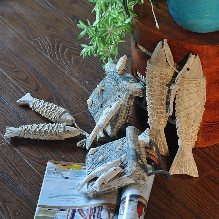 Деревянные настенные подвесные украшения в средиземноморском стиле 2 шт./лот |