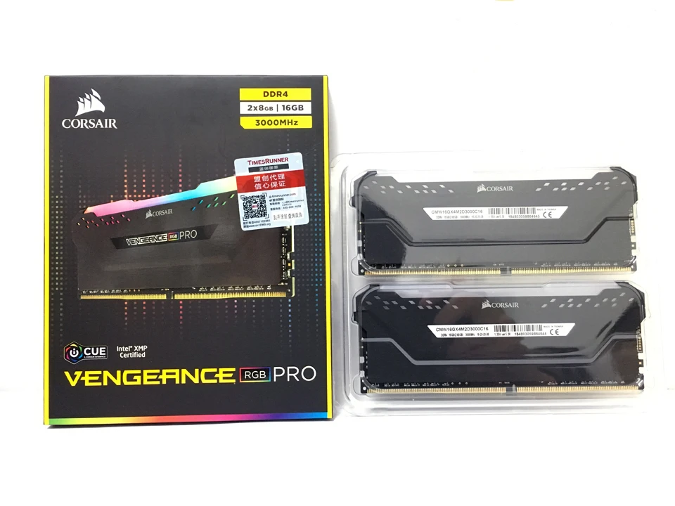 CORSAIR 16 Гб 2x8 ГБ двухканальный DDR4 RGB PRO 3600 МГц DIMM настольная память поддержка