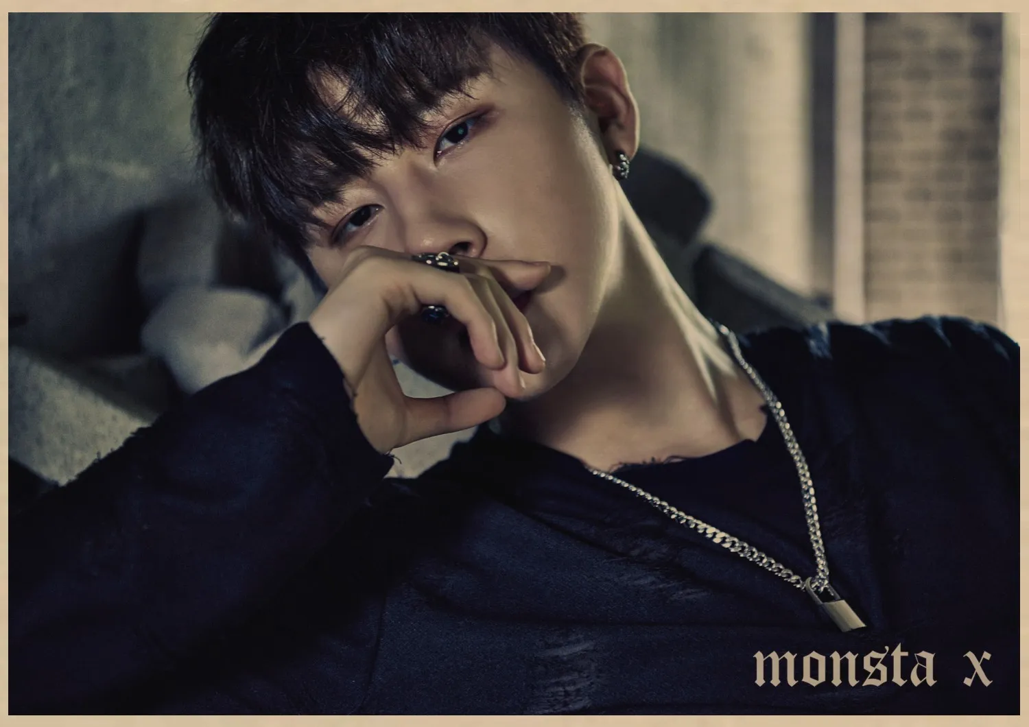 18 Ретро MONSTA X плакаты Корейская группа крафт-бумага плакаты четкое изображение принты наклейки на стену украшение дома художественный плакат подарок A1 - Цвет: 18