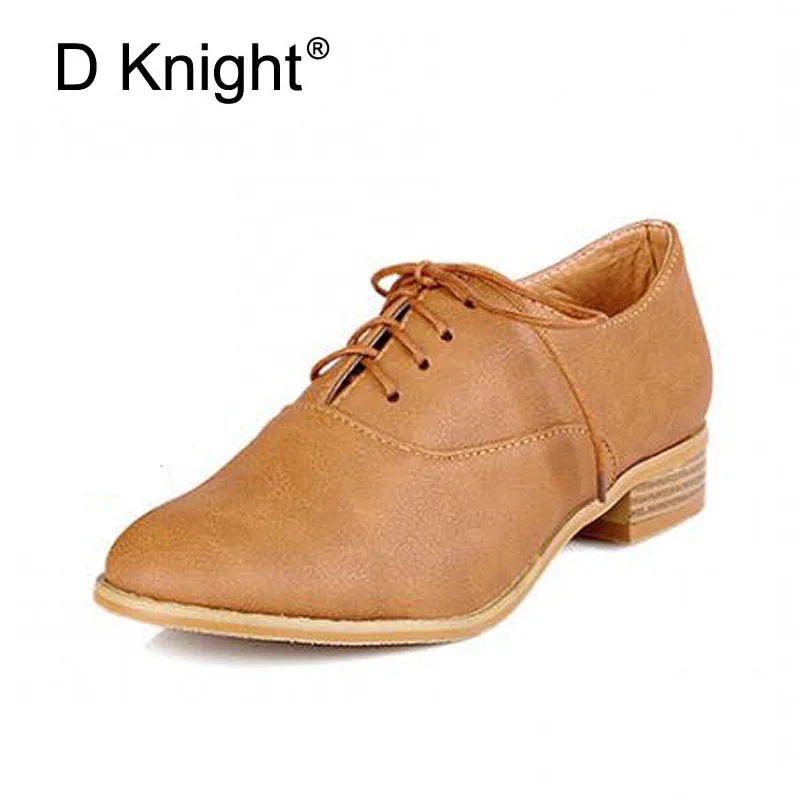 Обувь с перфорацией типа броги женская обувь на шнуровке платформе Туфли