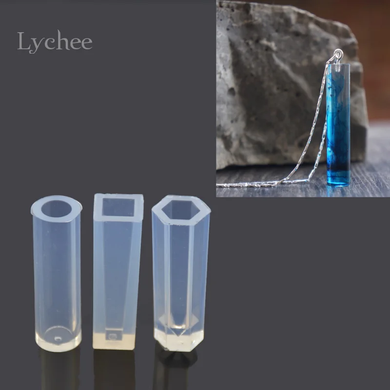 Форма силиконовая для изготовления украшений цилиндрическая трапециевидная 1