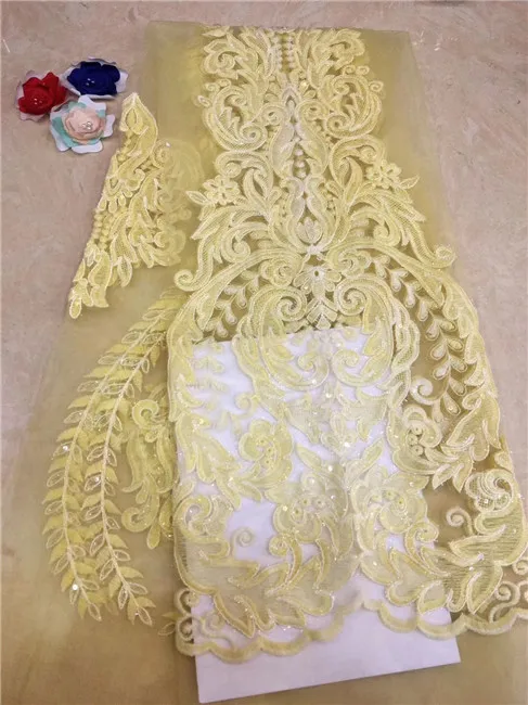 

2019 Latest French Nigerian Laces Fabrics High Quality French Sequence Lace Nigerian Lace Fabrics For Wedding White ZX2