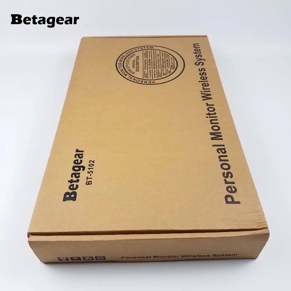 Betagear BT2012 двойной в ухо монитор система iem мониторы цифровой беспроводной 1