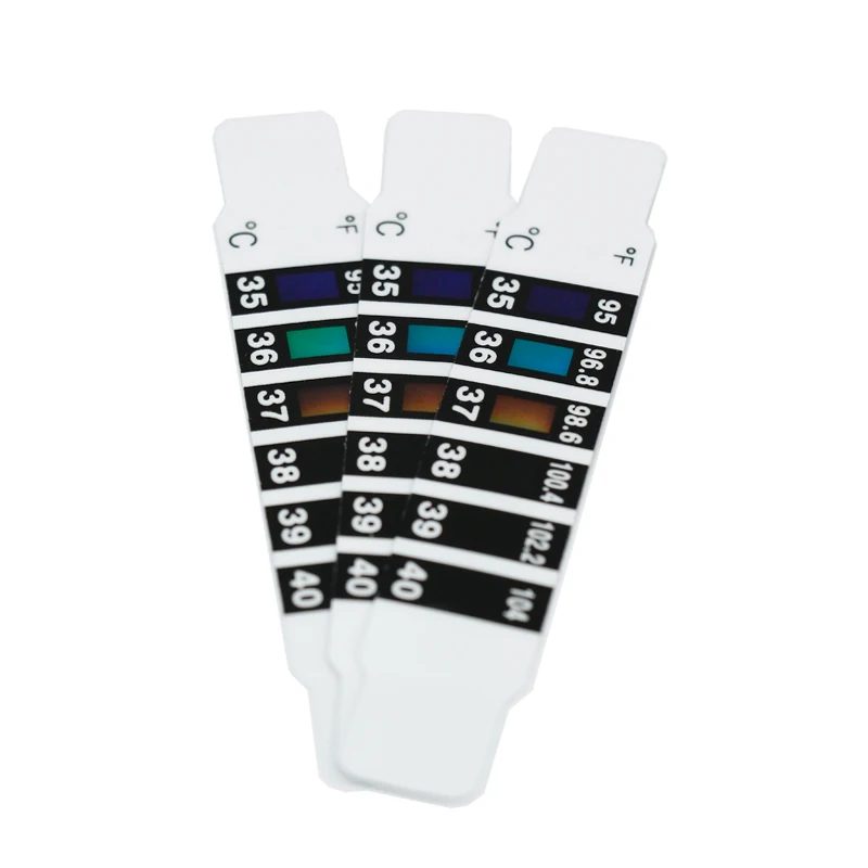 Гибкий многоразовый термометр для лба 10 шт. простой в использовании жар градус