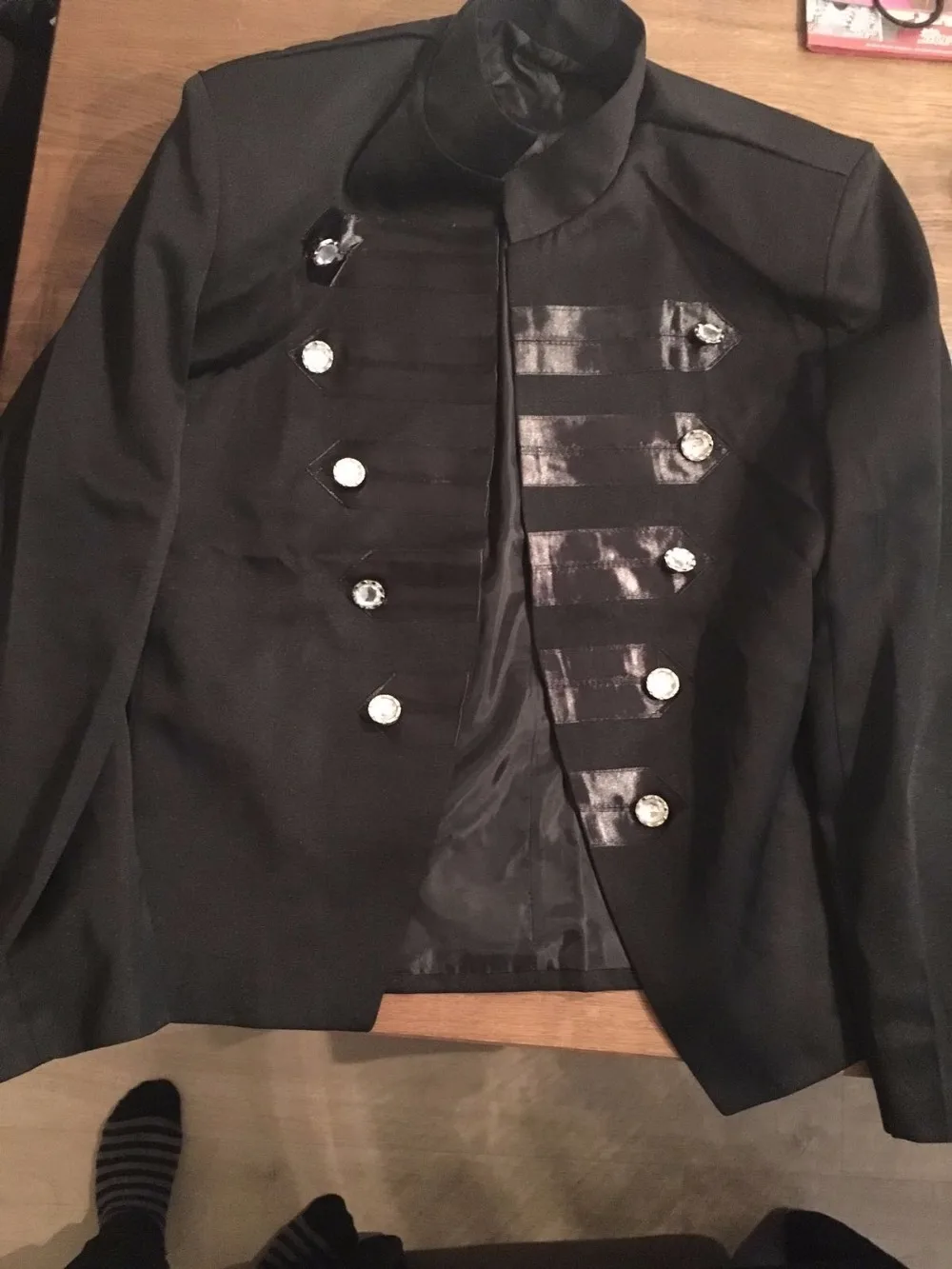 Мужской Блейзер куртка верхняя одежда мужская красный черный цвет для певицы