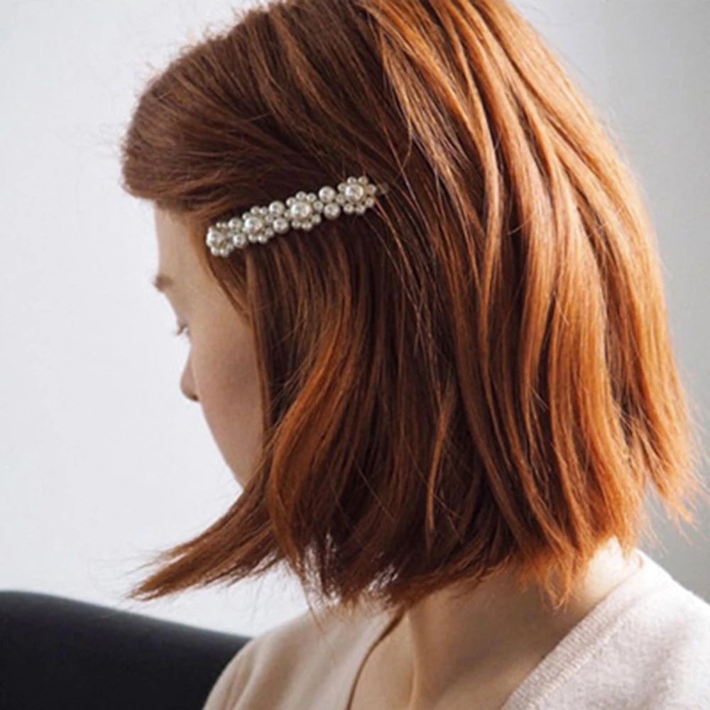 Модные Простые заколки для волос ручной работы с цветком женские очаровательные