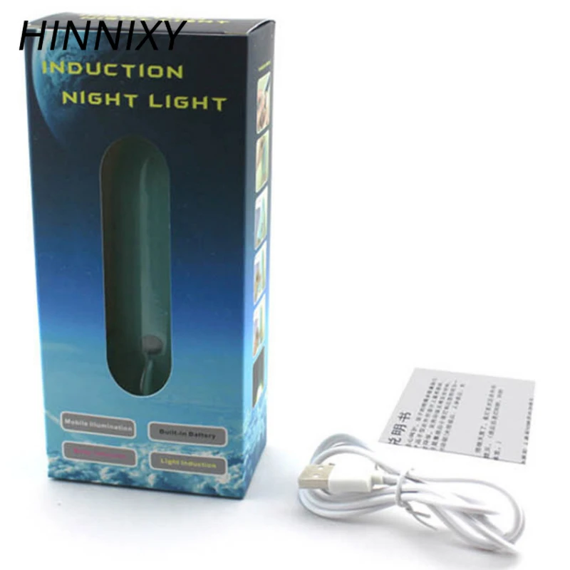 Hinnixy Rocket Sensor Ночная светло розовая синяя умная детская прикроватная лампа для