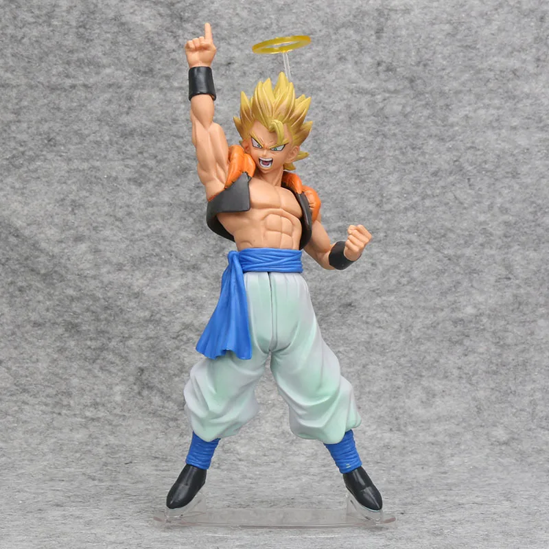 Dragon Ball Z Супер Saiyan 4 Gogeta Вегета Сон Гоку figura dragonball Колизей вегетто vegito ПВХ фигурка игрушки brinquedos - Цвет: yellow hair bag