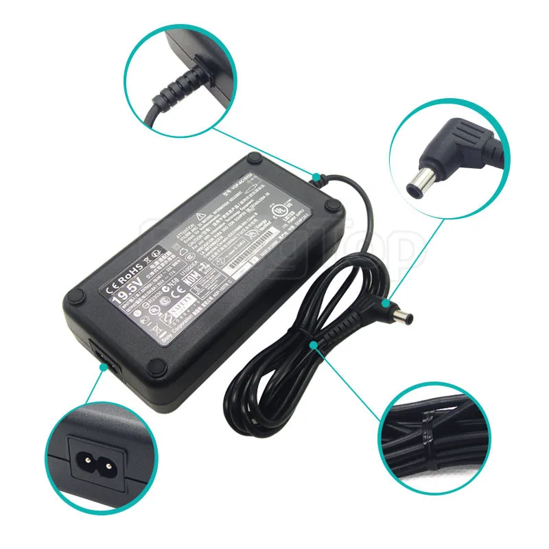 19 5 V 7.7A 150W AC Мощность адаптер ноутбука для Sony VGC JS250 VPCL231FX VGP AC19V17 AC19V18 AC19V54 Батарея
