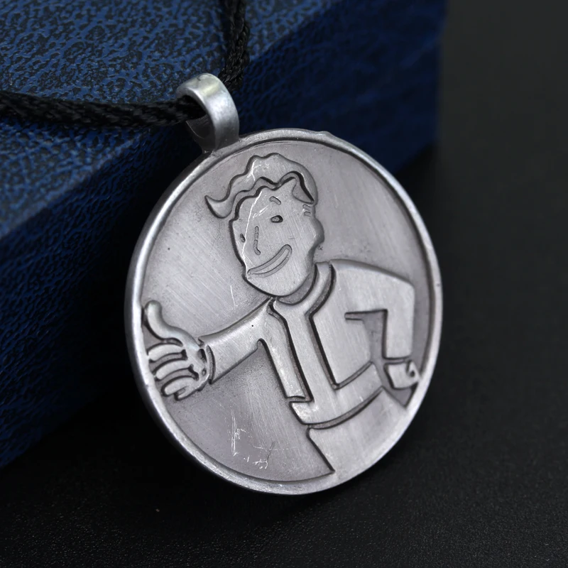 Игра серии винтаж дружба цепочки и ожерелья Nuka Cola Шарм Круглый письмо 101 ожерелье