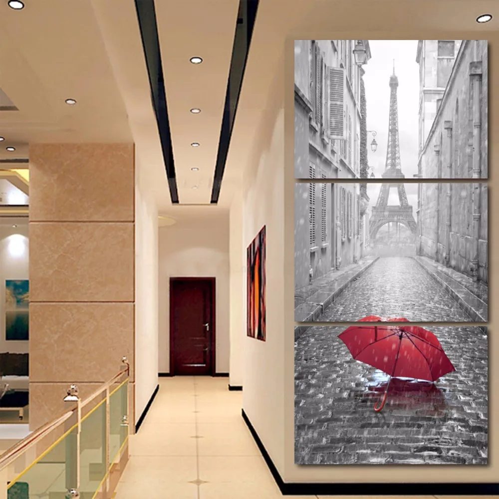 KEDODE гостиная столовая крыльцо картина маслом тройной каркас зонта живопись | Дом