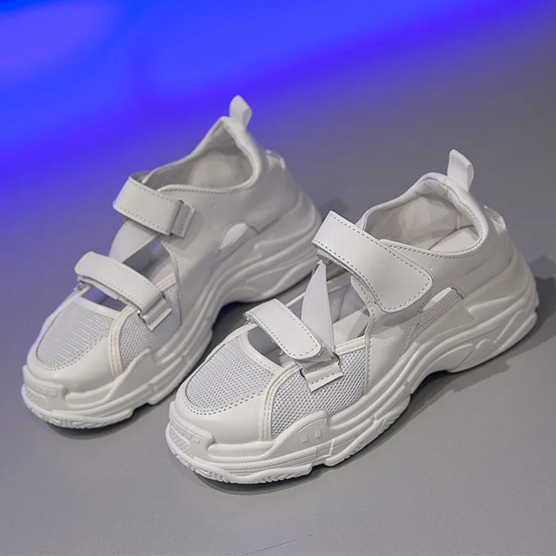 CYOSO/Женская обувь Новинка лета 2019 сандалии-гладиаторы на толстом каблуке женские