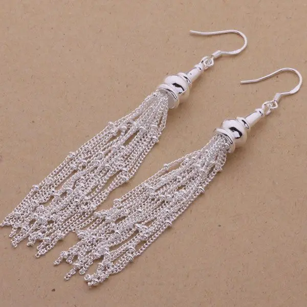 AE267 популярные серьги из стерлингового серебра модные ювелирные изделия уши