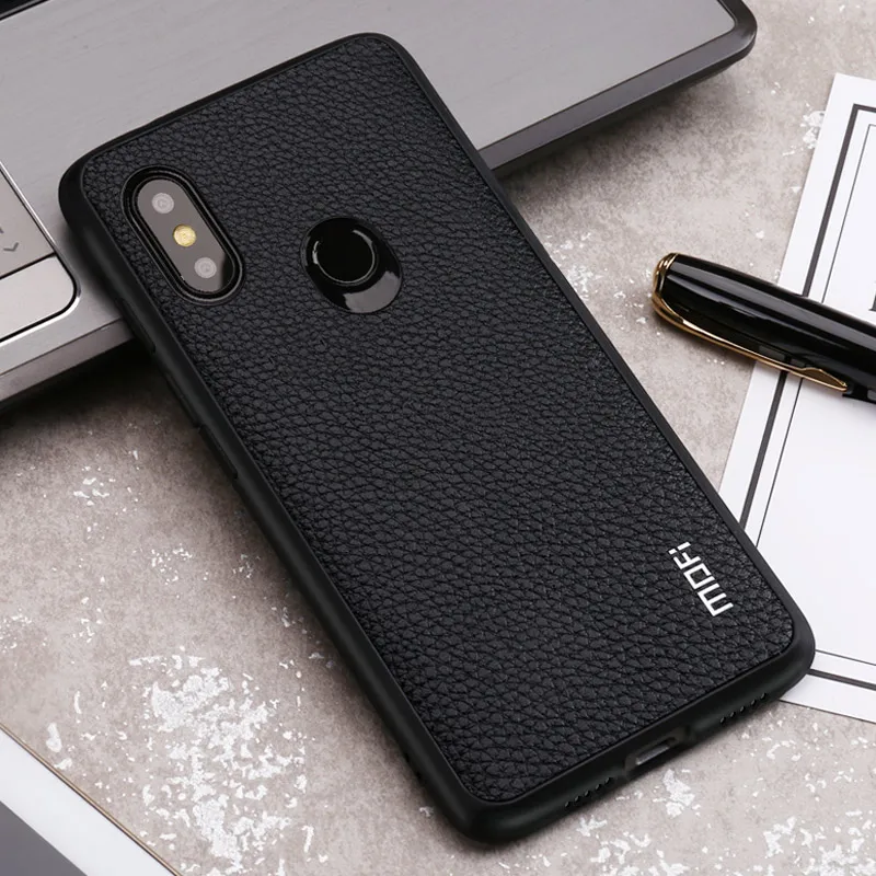Для Xiao mi 8 Lite чехол для Xiao mi 8 Pro Чехол mi 8 задняя крышка для Xiao mi 8 Explorer чехол бизнес зернистая кожа задняя крышка - Цвет: Black