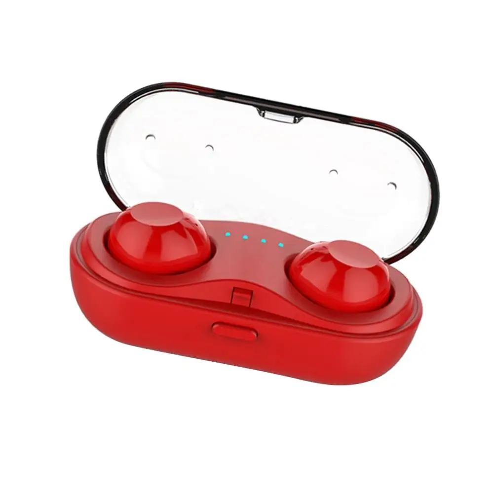 HBQ-Q18 Waterproof Bluetooth Earphone Touchable True Wireless Stereo Earbuds Black White Red Colorful Headset With Charging Box |