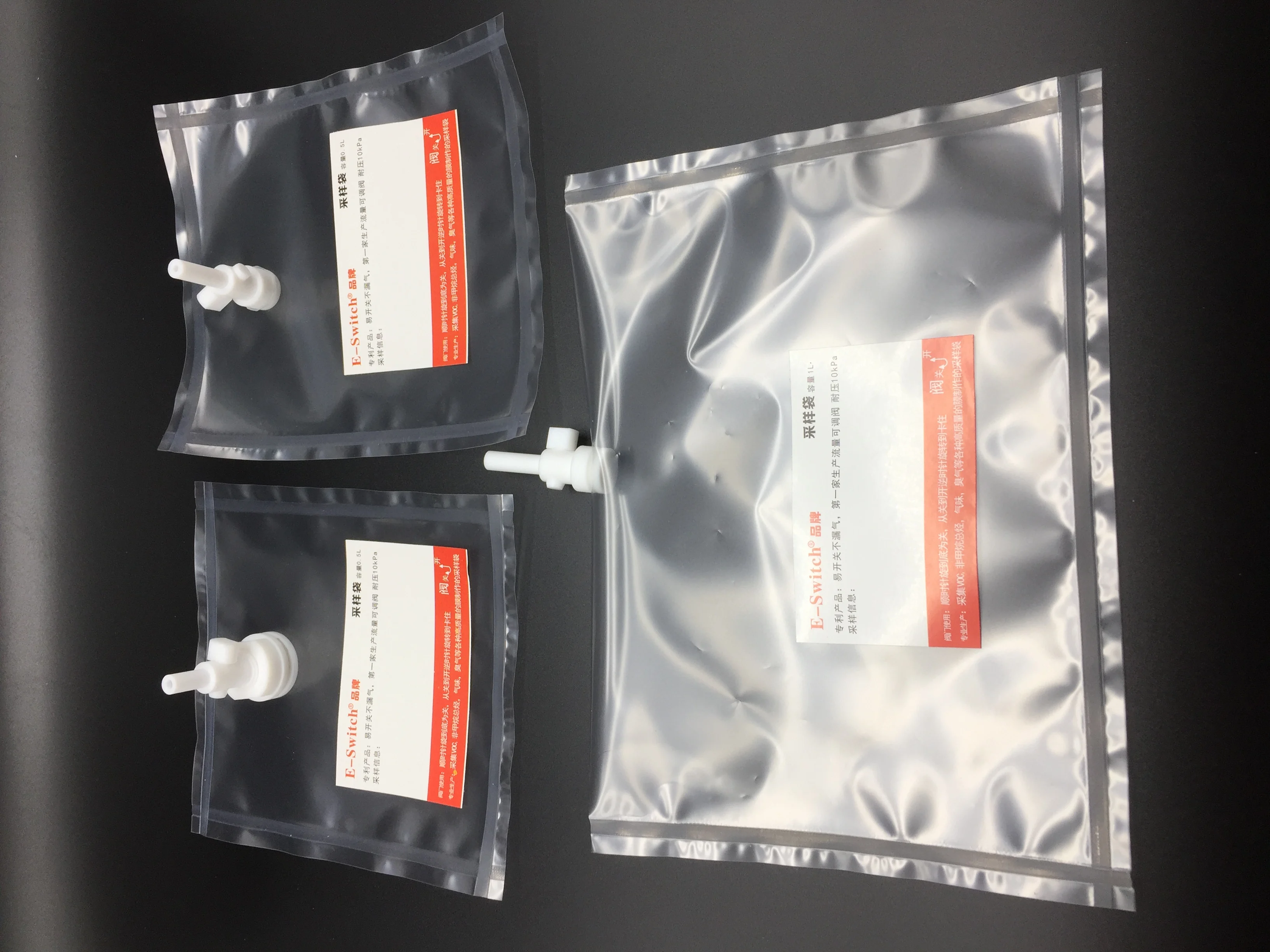 

Taidra gas sampling bag collection bag PVF sampling bag TEDLAR, PP valve, 5ml-2000L