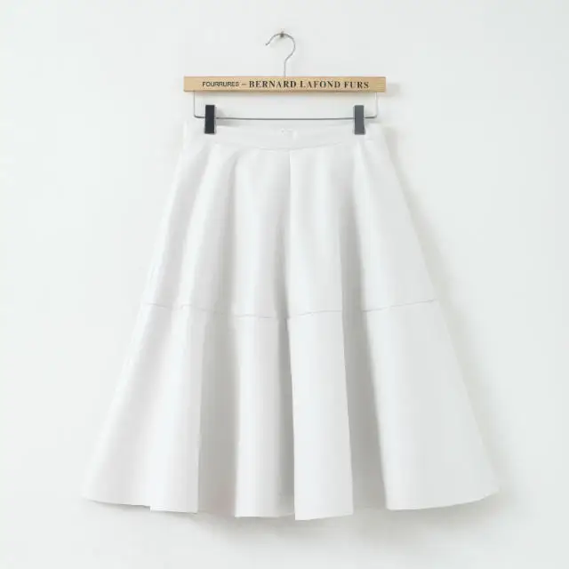 Женская юбка из искусственной кожи в стиле преппи весна лето осень 2015 новинка