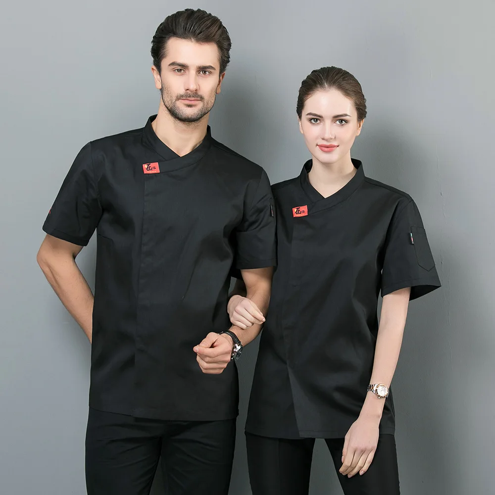 Унисекс форма шеф-повара IF Food Service с коротким рукавом дышащая для ресторана отеля