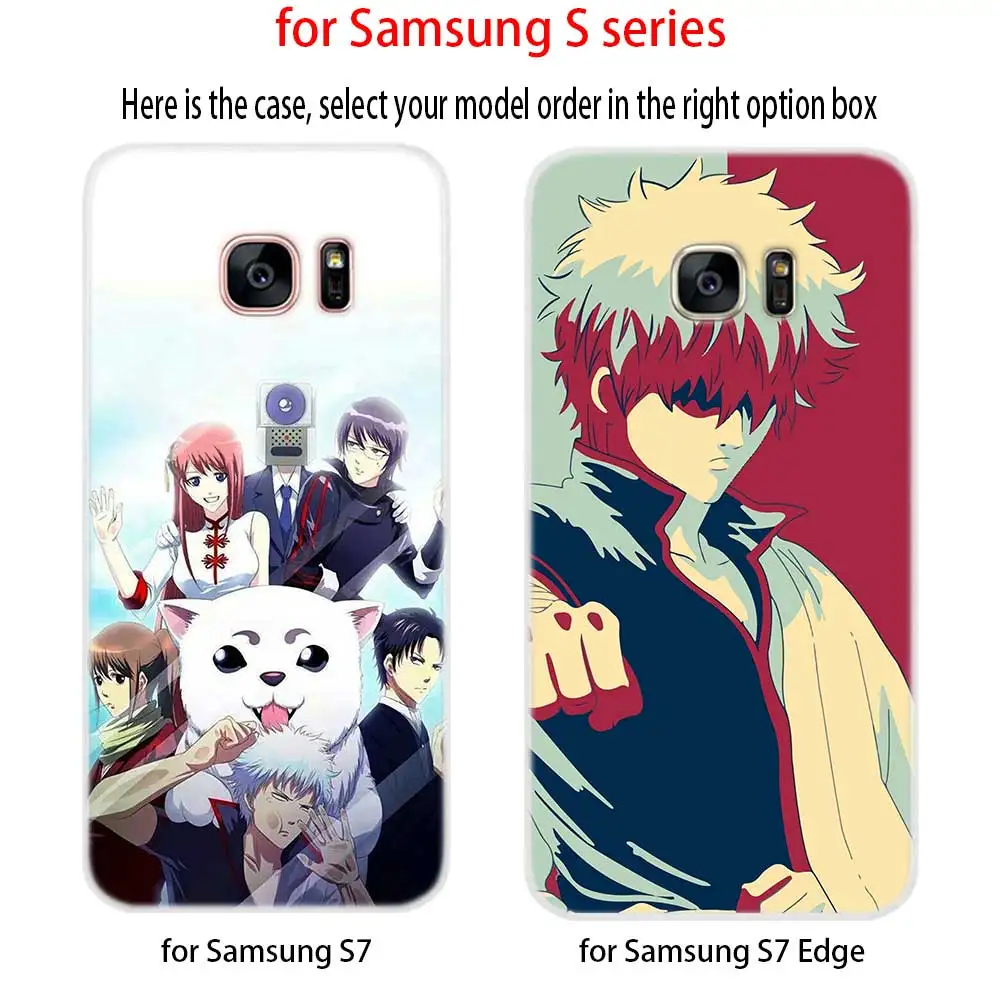 Мягкий силиконовый чехол для Samsung S30 S20 S11 S10 S9 S8 Plus lite 11e 10e Uitra S7Edge GINTAMA | Мобильные