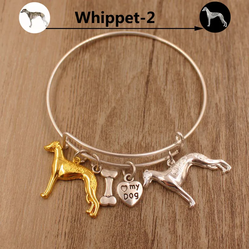 Браслет с изображением животных из нержавеющей стали браслеты собаки любовью