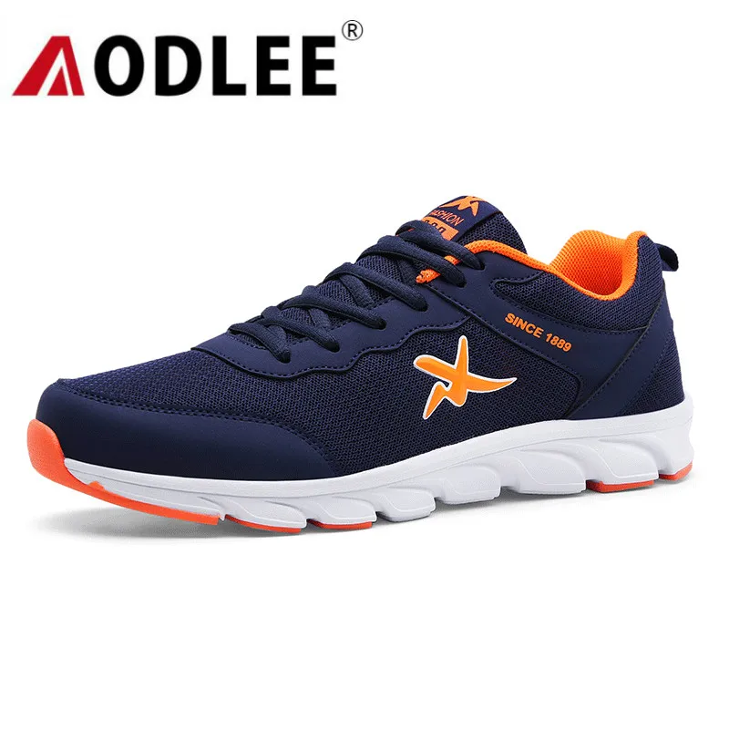Кроссовки AODLEE мужские сетчатые роскошные брендовые повседневная обувь дышащие