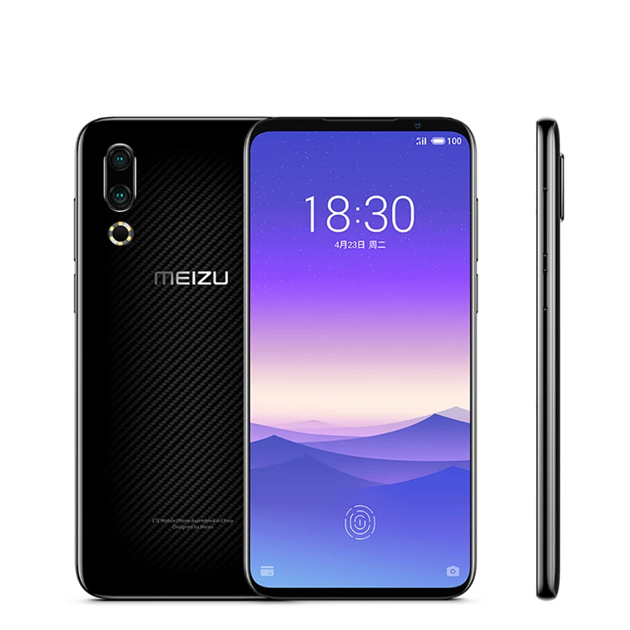 Meizu 16s мобильный телефон 6," 6GGB 8 ГБ ОЗУ 128 Гб ПЗУ 4G LTE смартфон 48MP 20MP отпечаток пальца Восьмиядерный 3600 мАч