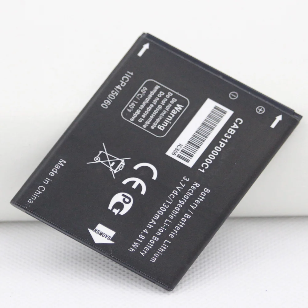 

ISUNOO 10pcs/lot Replacement Battery CAB31P0000C1 for Alcatel Mobile Phone Battery 1300mah
