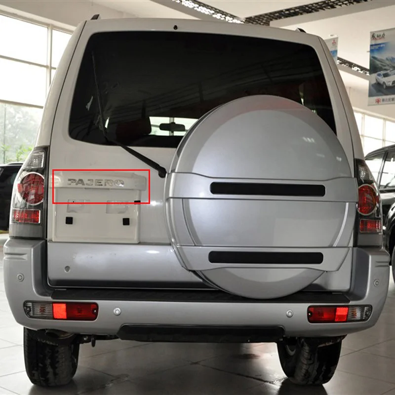 Стикер AEING 3D ABS для Mitsubishi Pajero брендовый значок с буквенным логотипом задний