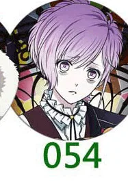 ZXFJXR 58 мм аниме DIABOLIK LOVERS Ayato Kanato Laito Shu Reiji Ruki значок круглая брошь булавки рюкзак деко - Окраска металла: 54