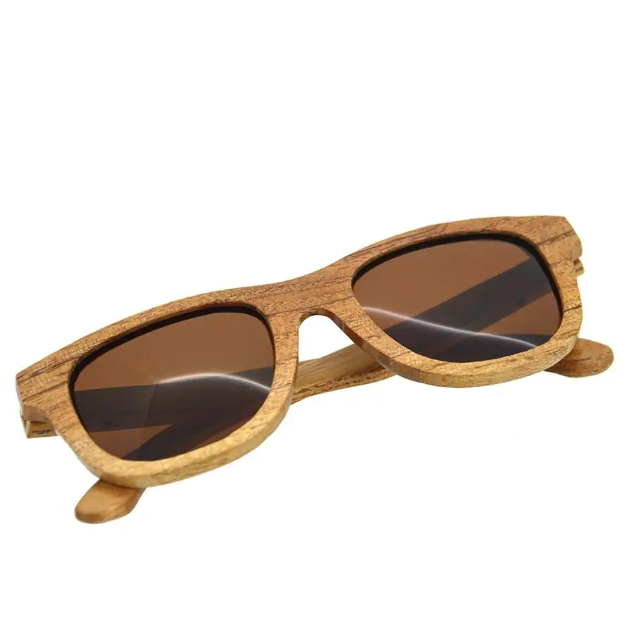BEDATE Newfashionable retro round dummy wooden Sunglasses coated with legs Polarized for men's Sung G001 | Аксессуары для