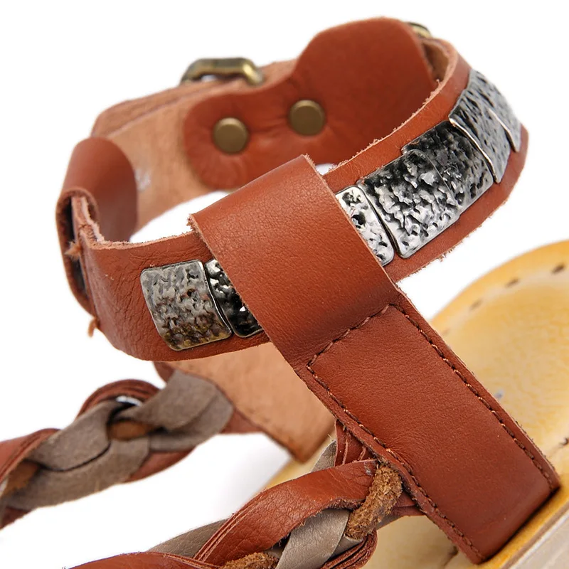 Новинка 2019 года Вьетнамки ручной работы из натуральной овечьей кожи в стиле