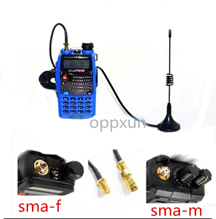 XQF 10PCS Mini car little sucker UHF hand handheld walkie-talkie baofeng BF UV-5R antenna high-gain 136/430MHz | Мобильные телефоны
