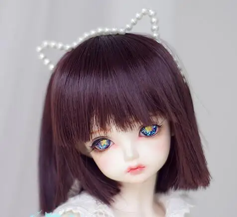 Новый BJD кукла кукольный парик аксессуар и сердечком повязка на голову