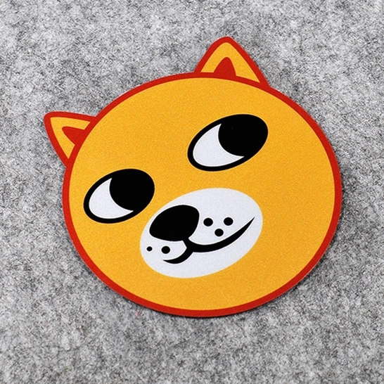 Стайлинг автомобиля и наклейки милая собака выражение Doge Сиба ину на окна |