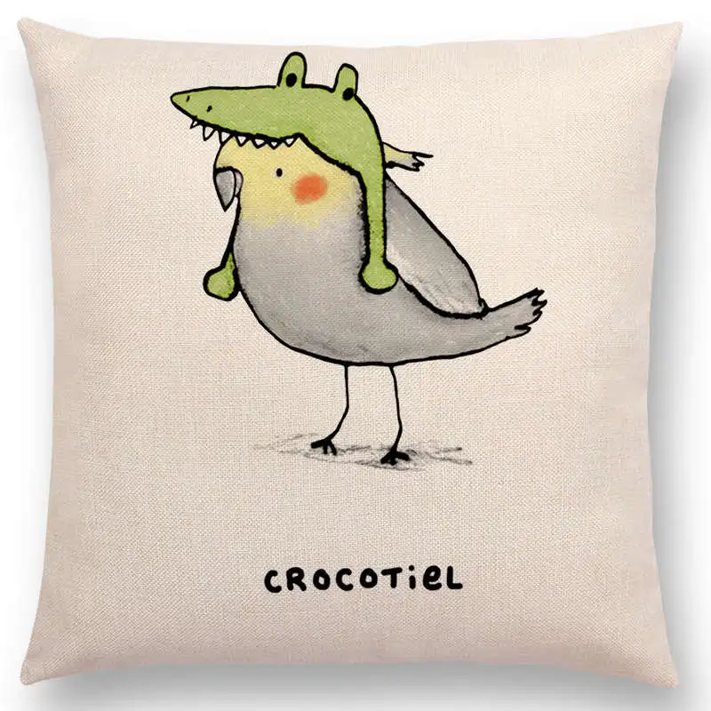 Супер милые Мультяшные животные забавное прозвие единорог Narwhal Такса мопса