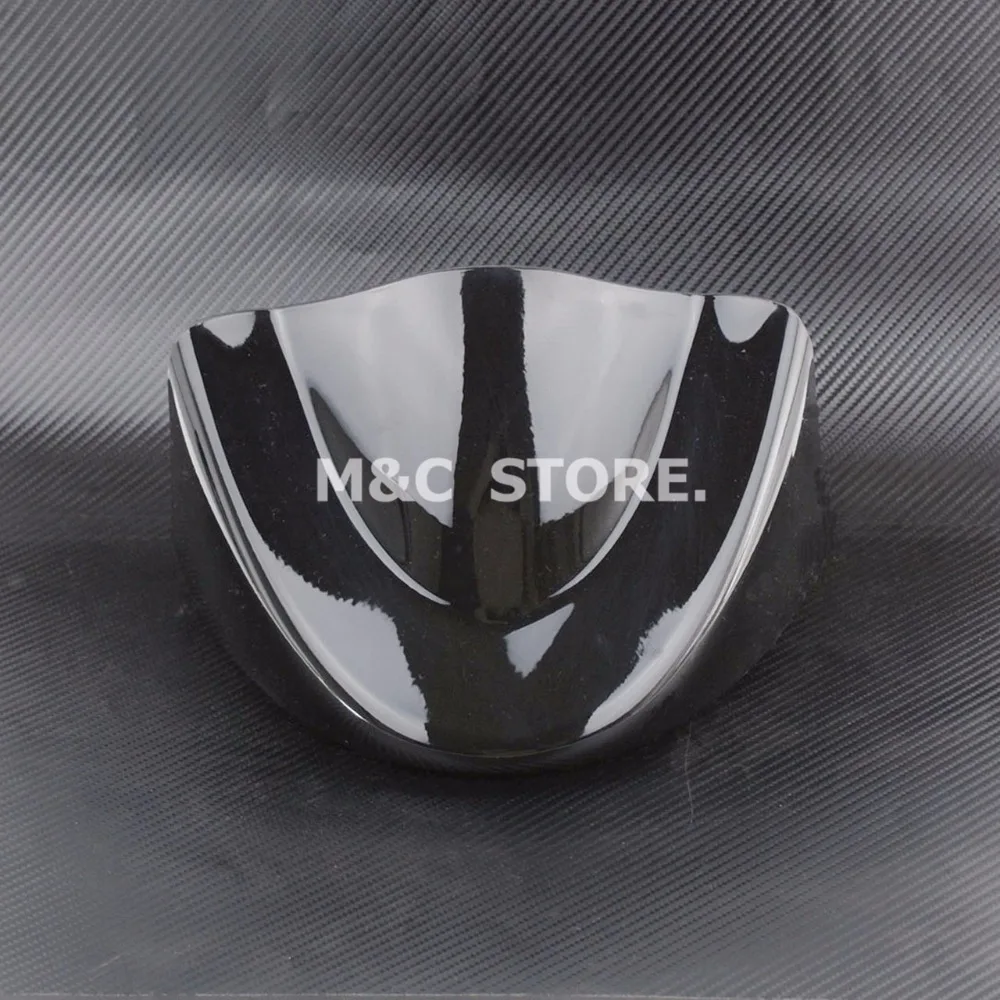 Глянцевый черный Передний спойлер для мотоцикла обтекатель воздушной дамы