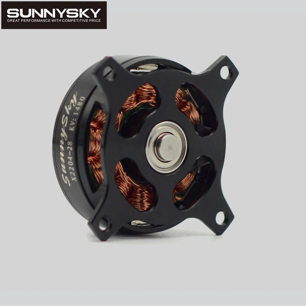 1 шт. Sunnysky X2204 KV1480/KV1800 бесщеточный двигатель для радиоуправляемого вертолета самолета квадрокоптера
